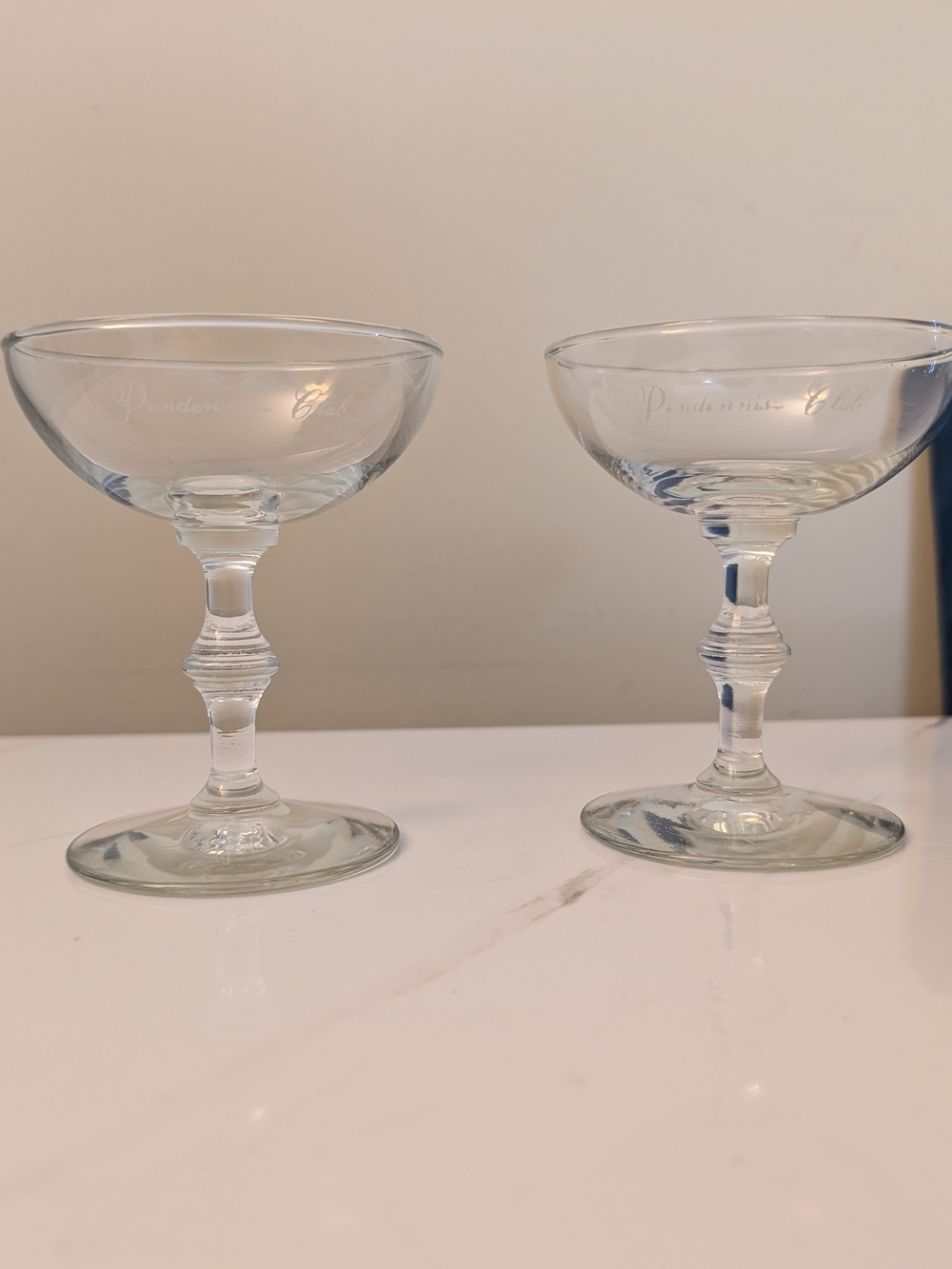 Louisville Pendennis Club Coupe Glasses - Elegant Crystal Champagne Coupes